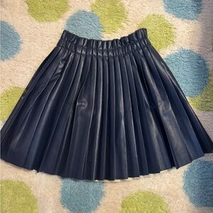 Lola + the boys Blue Pleated A-Line Skirt size 8/9